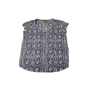 Chaps Denim super soft blue patterned size large shirt